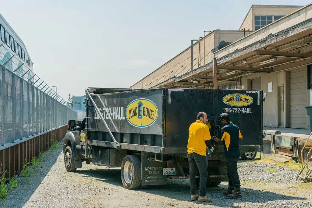 Junk B Gone Garbage Removal truck