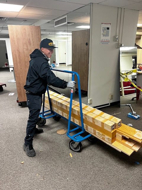 More progress on the YWCA basement cleanout