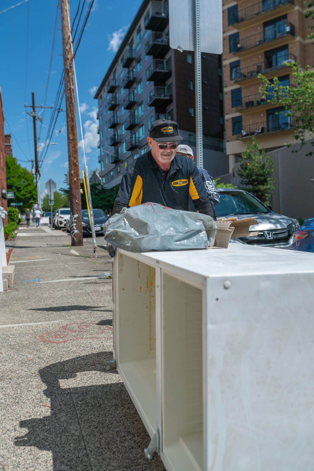 Seattle Refrigerator Removal Fridge On Cart Apartment Removal Seattle
