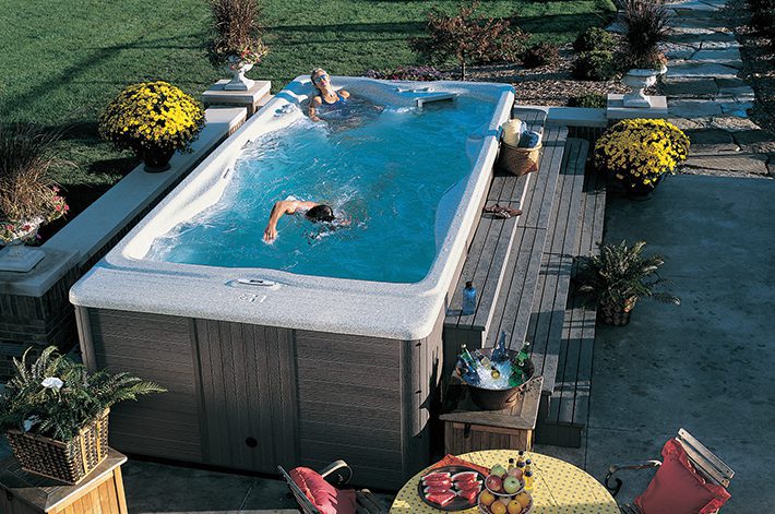 Swim spa and hot tub removal service in the Seattle area