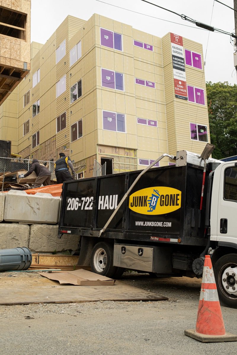 Junk B Gone crew in Maple Valley WA loading furniture onto truck