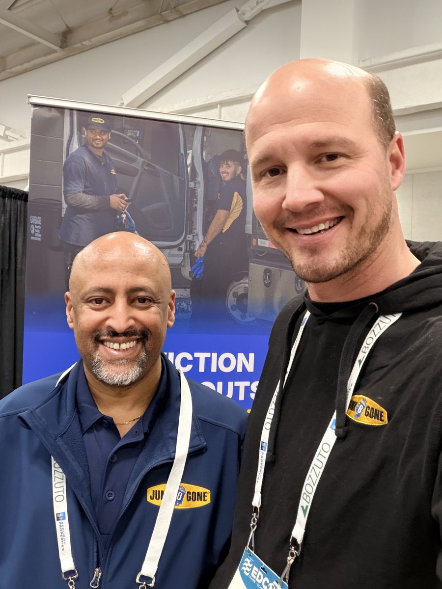 Ben Sharpe and Zalalem - Junk B Gone owners at EdCon 2026