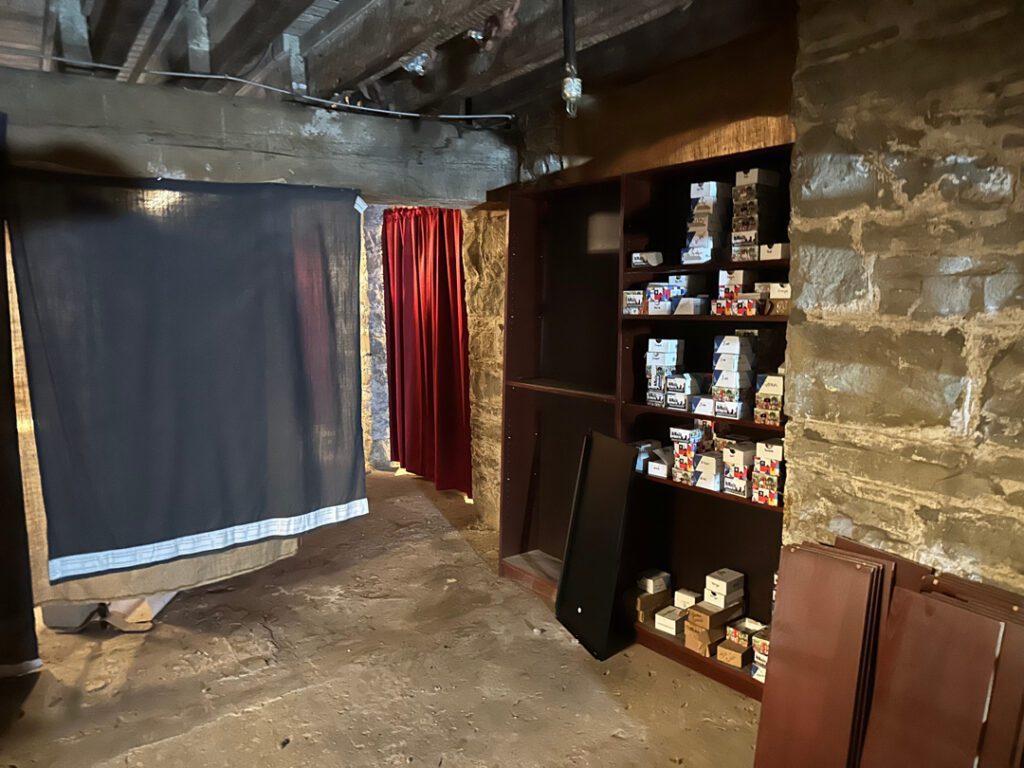 Beneath the Streets underground tour space in Pioneer Square Seattle