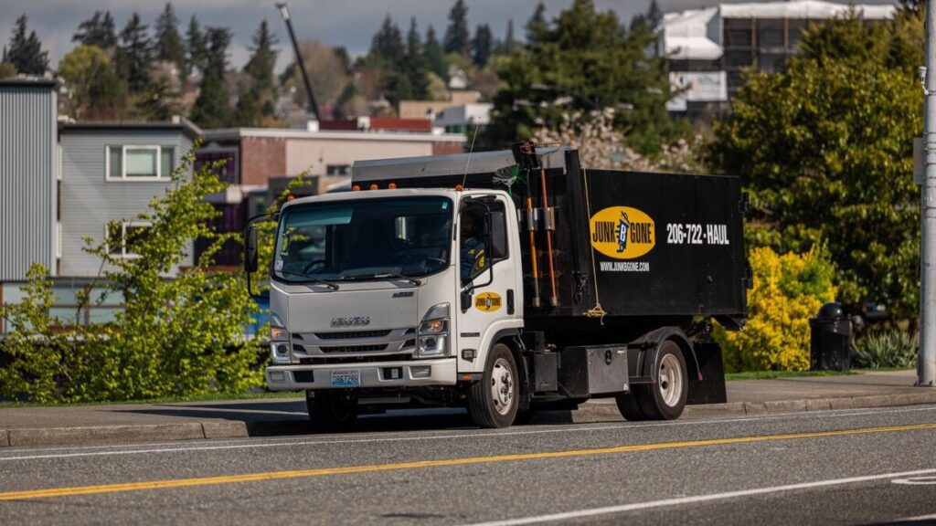 Junk B Gone truck in Kirkland, WA — junk removal Kirkland