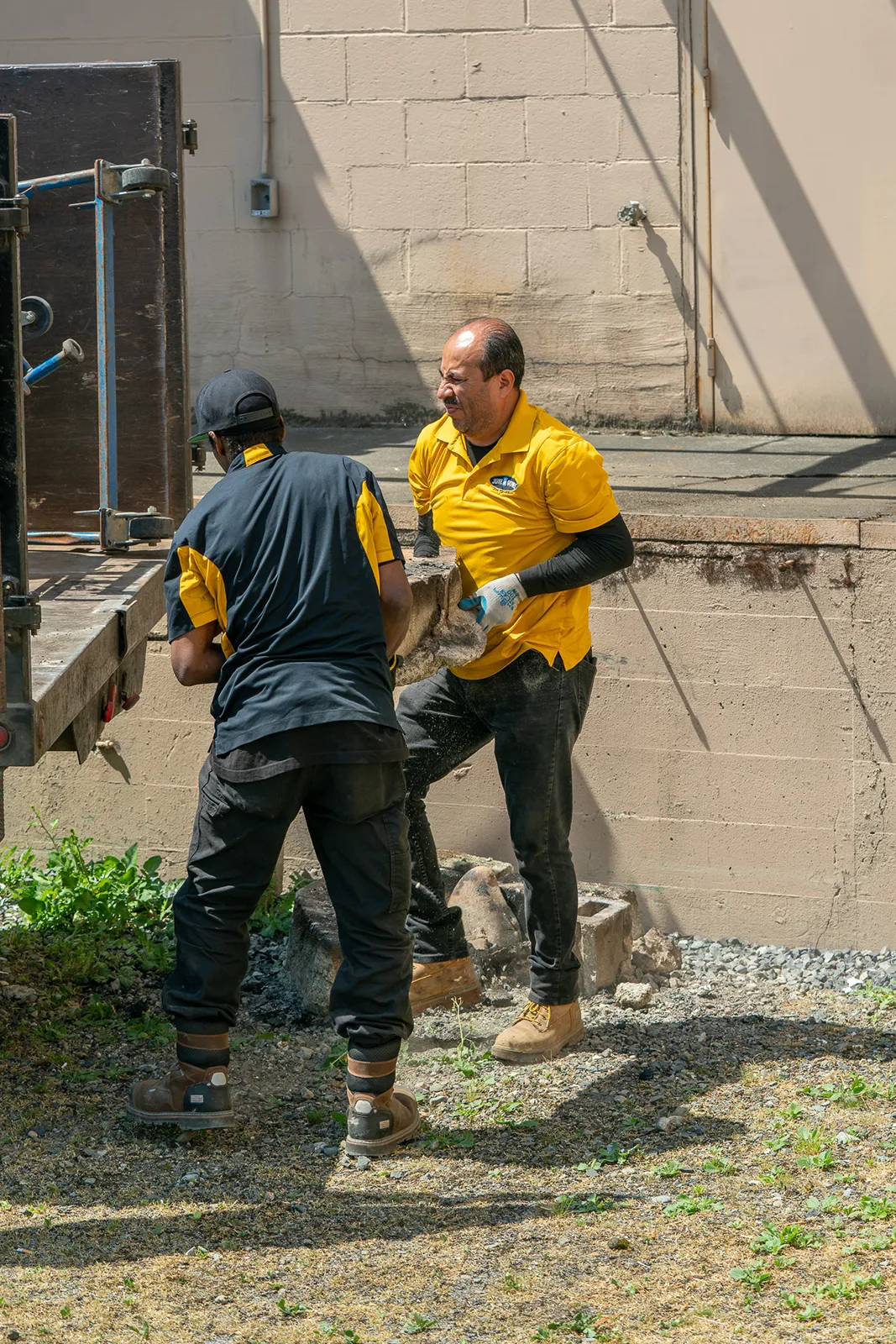 concrete removal Seattle by Junk B Gone Team