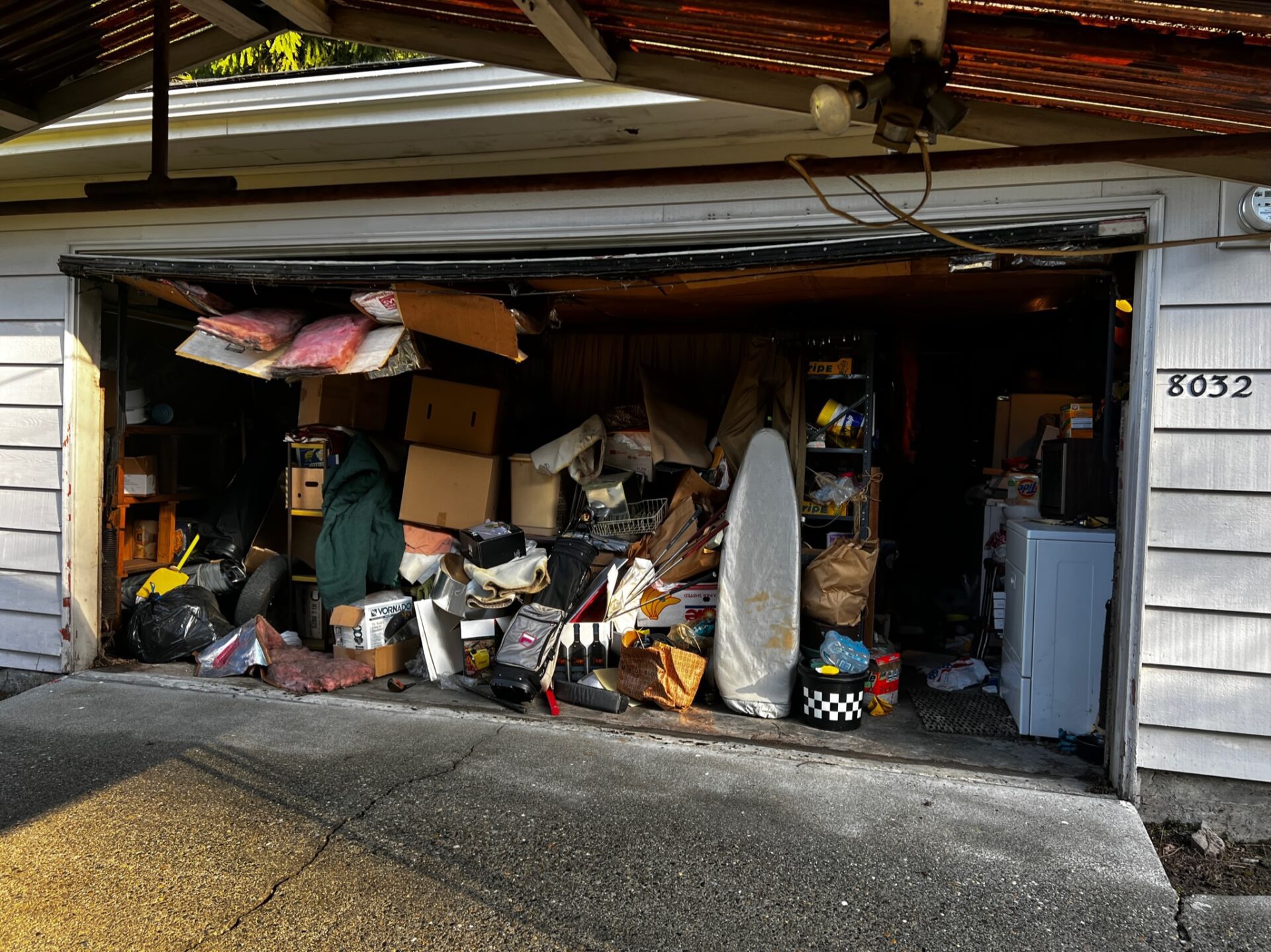 mercer island estate clean out junk b gone junk removal garage