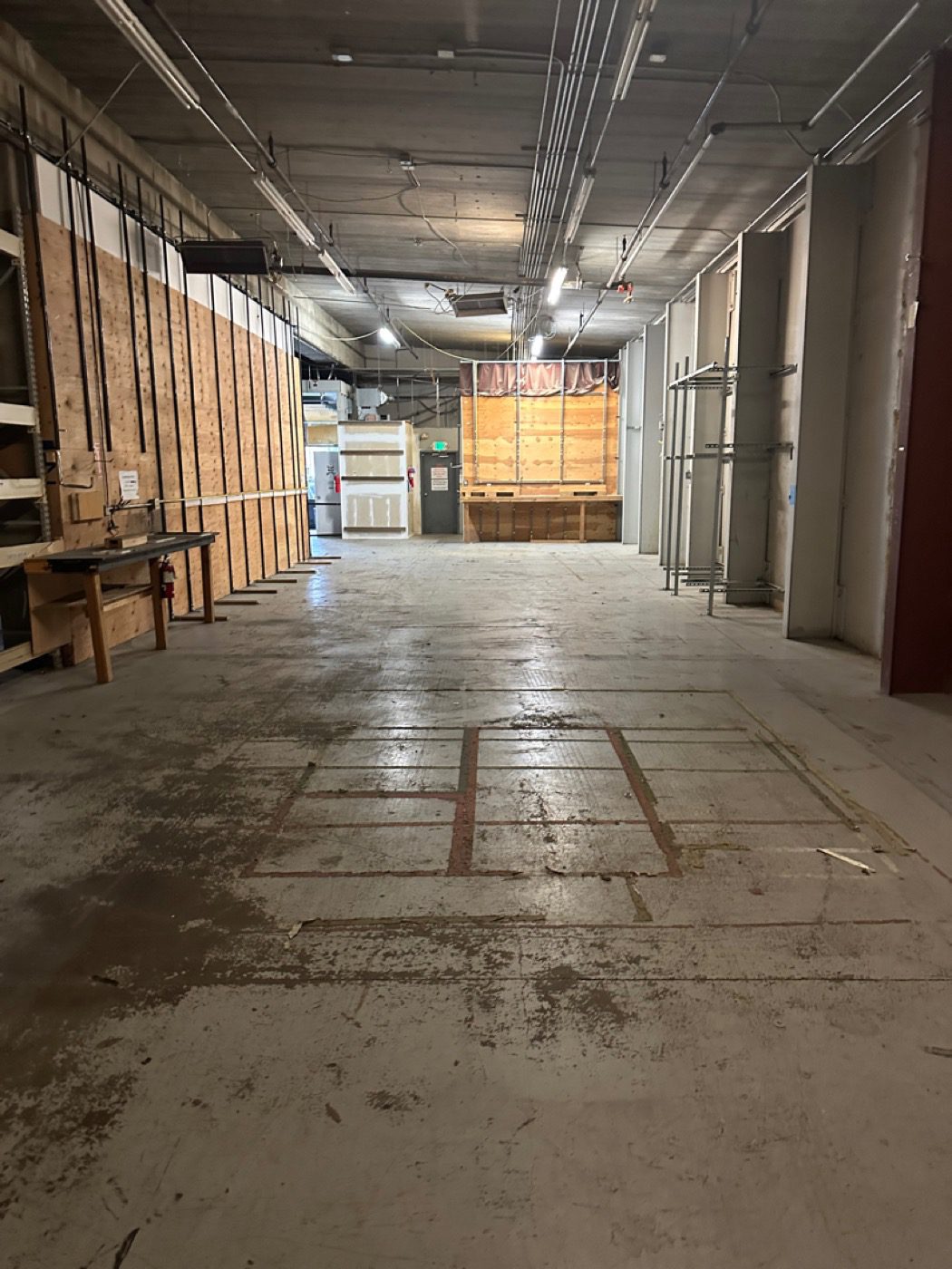 Seattle warehouse cleared to bare concrete after Junk B Gone industrial junk removal
